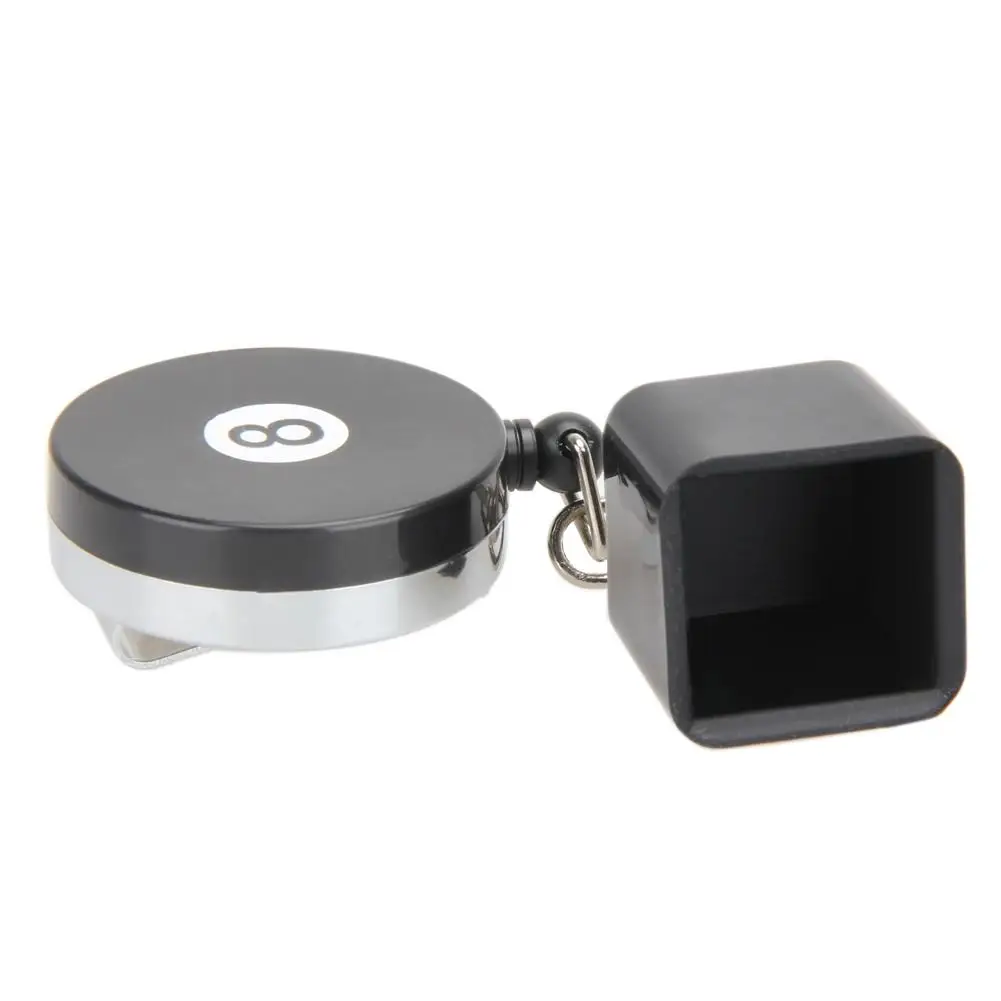 Бильярд снукер держатель мела для кия убирающийся ремень с рисунком зажим черный