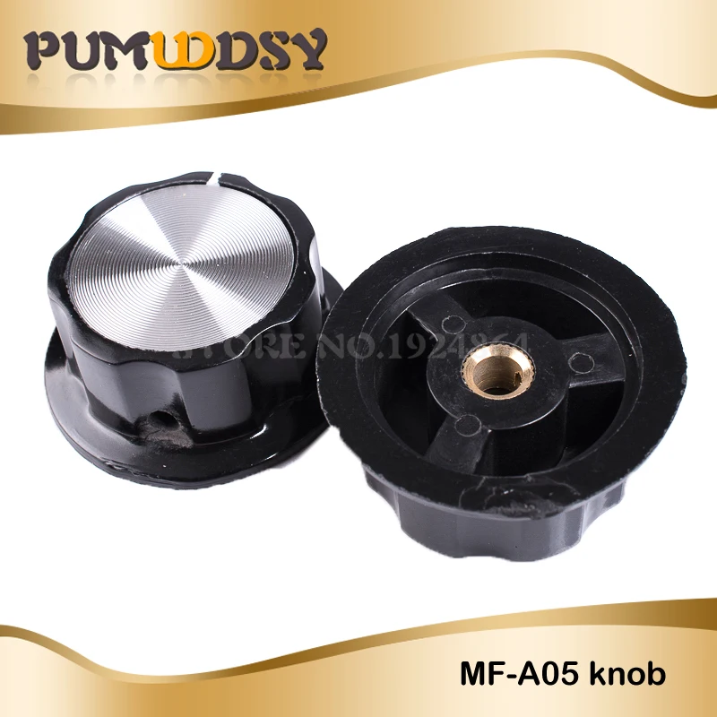 2 шт. шляпа MF-A05 Потенциометр ручка WH118 WX050 бакелитовая ручка медный сердечник внутреннее отверстие 6 мм