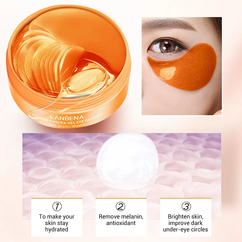 

LANBENA Eye Mask Collagen Eye Patch Skin Care Hyaluronic Acid Gel Moisturizing Retinol Anti Aging Remove Dark Circles Eye Bag