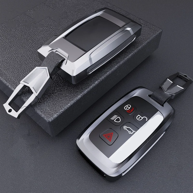 

Key Case for car for Land Rover Range Rover Sport Evoque Velar Discovery 4 5 Jaguar E-Pace for Jaguar XE XJ XJL XF Freelander 2