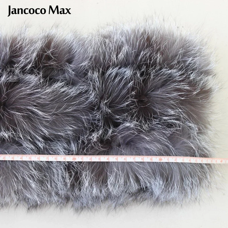 Новый весенний шарф Jancoco Max из натурального Меха чернобурки мягкий теплый женский