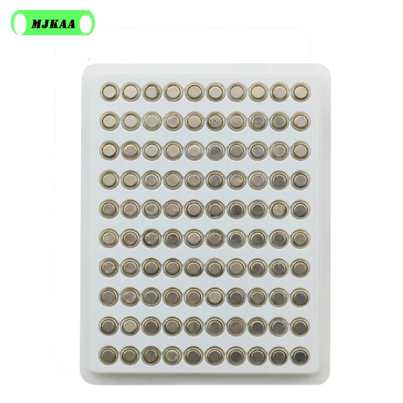 100 шт. AG1 1,55 в оксид серебра Кнопки Монета батареи 364 SR621SW LR621 621 LR60 CX60 щелочные часы батареи дешево