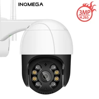inqmega ptz ip camera ai wifi cloud storage motion voice alert 3mp cctv camera color ir light ai audio security surveillance c