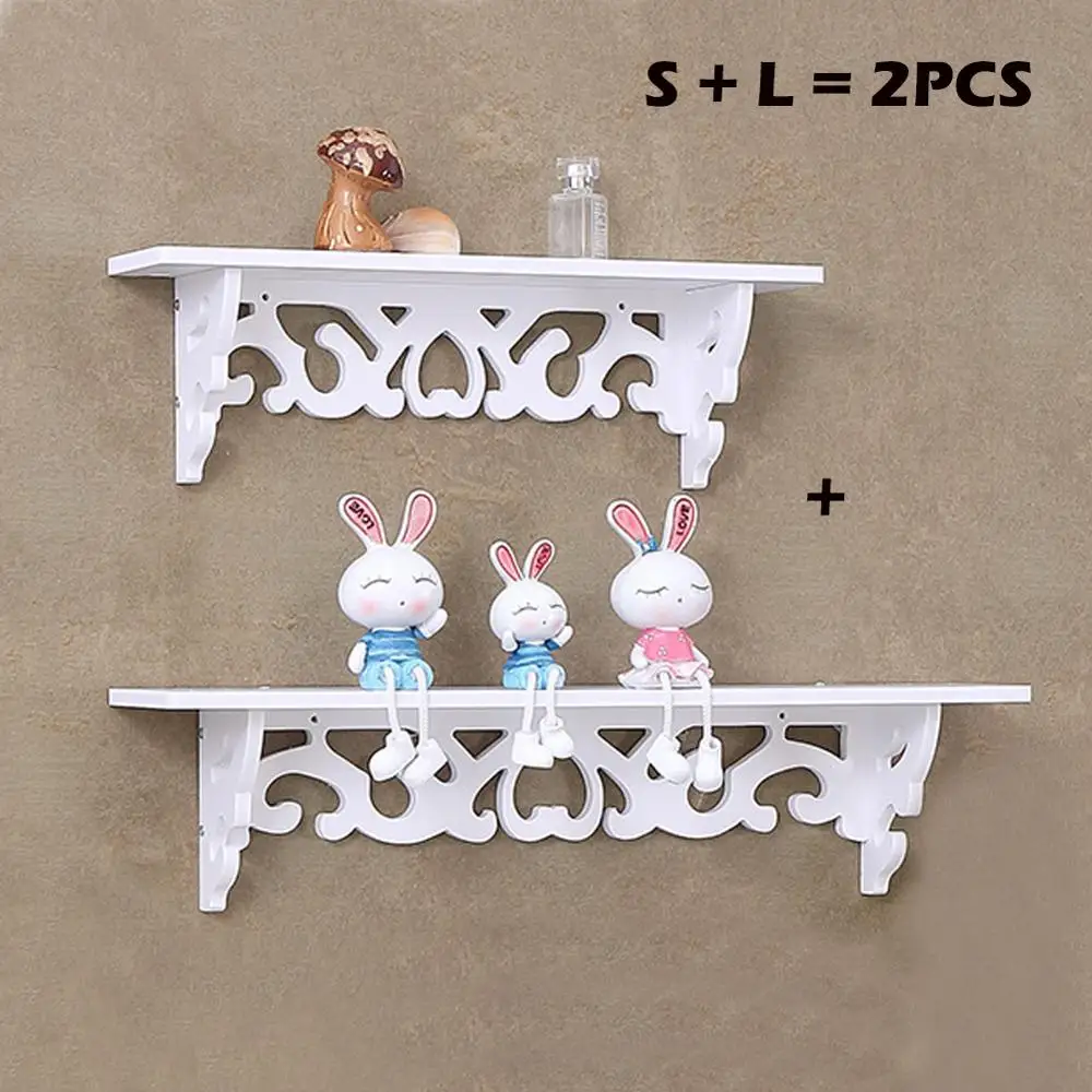 

2 шт., настенная полка из ПВХ для украшения дома