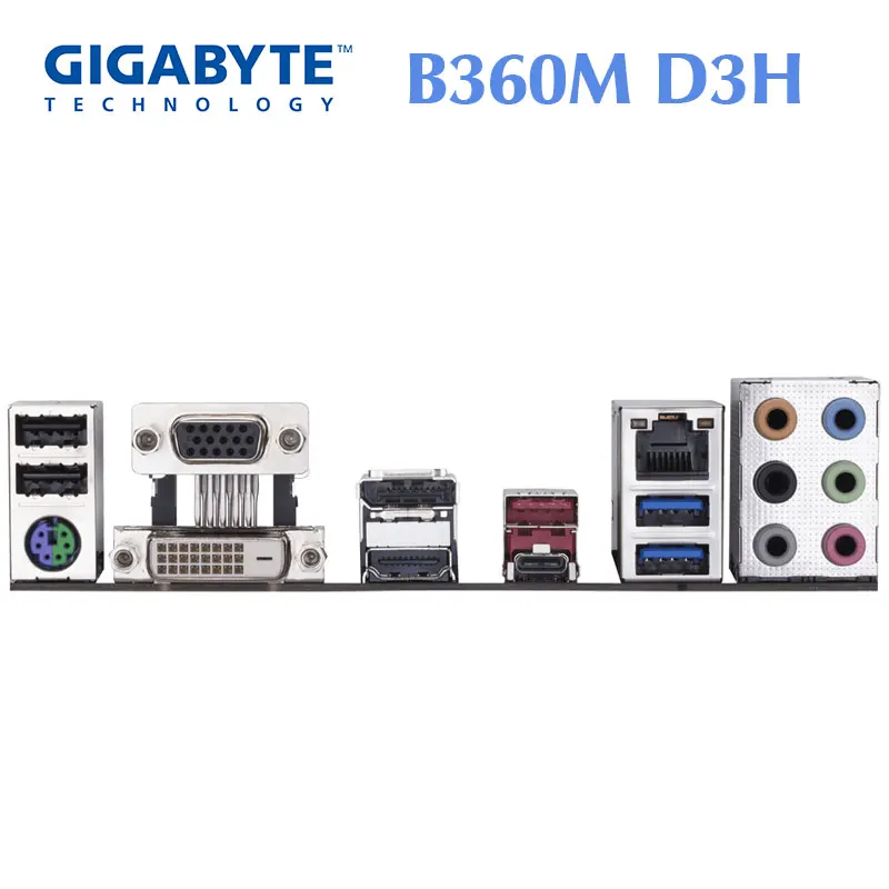 

Used Motherboard GA B360M D3H LGA 1151 ddr4 rgb PCI-E 3.0 PCI-E X16 M.2 64GB SATA3 For Desktop Micro ATX Intel B360 Mainboard