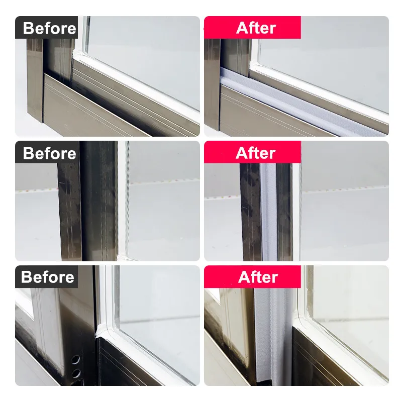 Самоклеящаяся уплотнительная лента для окна ветрозащитная Звукоизоляционная