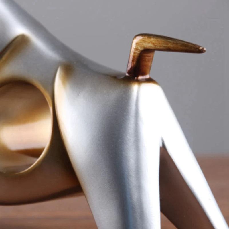 Статуэтка крупного рогатого скота Ox домашний Декор Гостиная бык скульптура