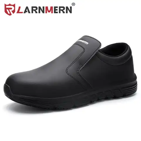 Larnmern/обувь шеф-повара для мужчин, устойчивая, для кухни, для повара, водонепроницаемая, нескользящая, рабочая обувь, маслостойкая, безопасна...