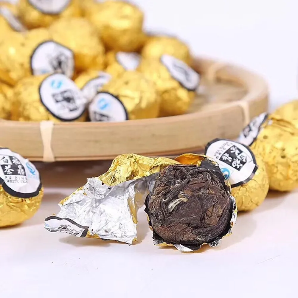 Китайские чайные шарики Fuding Xiaotuo Tea Shoumei Gongmei Longzhu Ball старый китайский чай шоколад