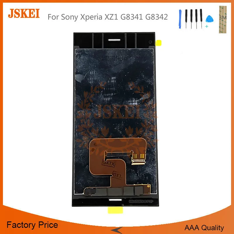 Для Sony Xperia XZ1 G8341 G8342 ЖК-дисплей с сенсорным экраном дигитайзер сборка Замена