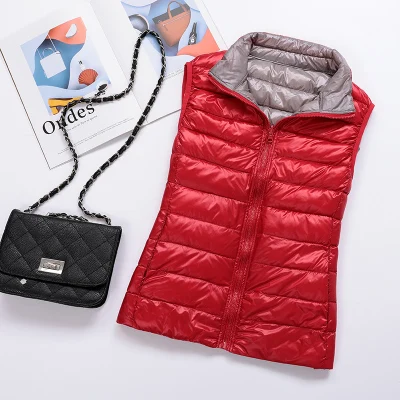 Женский жилет ftaylor двусторонний ультра легкий большого размера облегающая