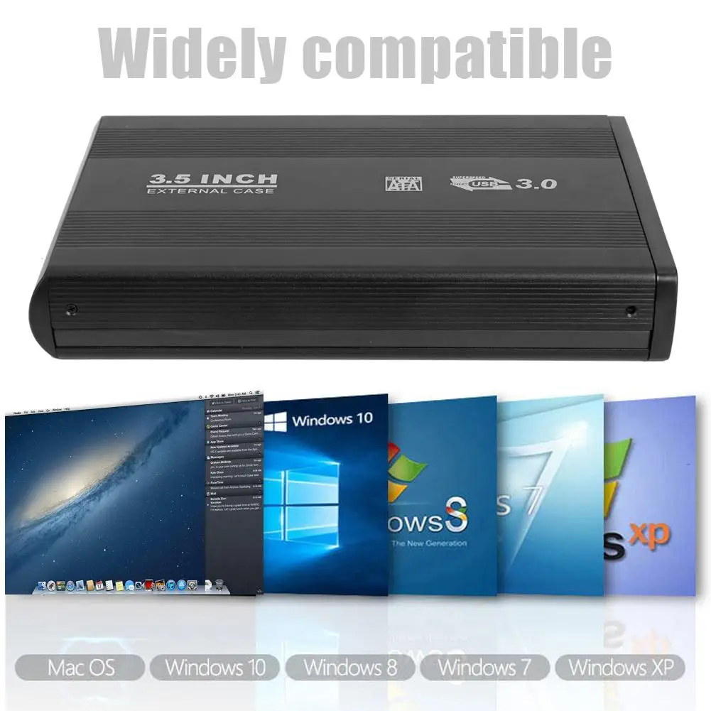 Портативный внешний жесткий диск ALLOYSEED USB 3 0 5 дюйма SATA SSD чехол коробка с usb