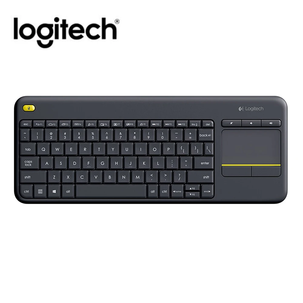 Logitech K400 Plus беспроводная сенсорная клавиатура с тачпадом для ПК ноутбука Android Smart TV
