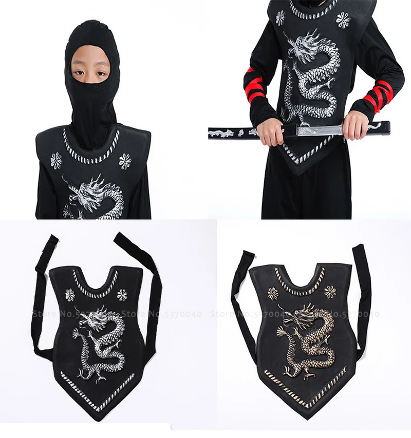 Детский карнавальный костюм на Хэллоуин аниме ниндзя униформа для боевых