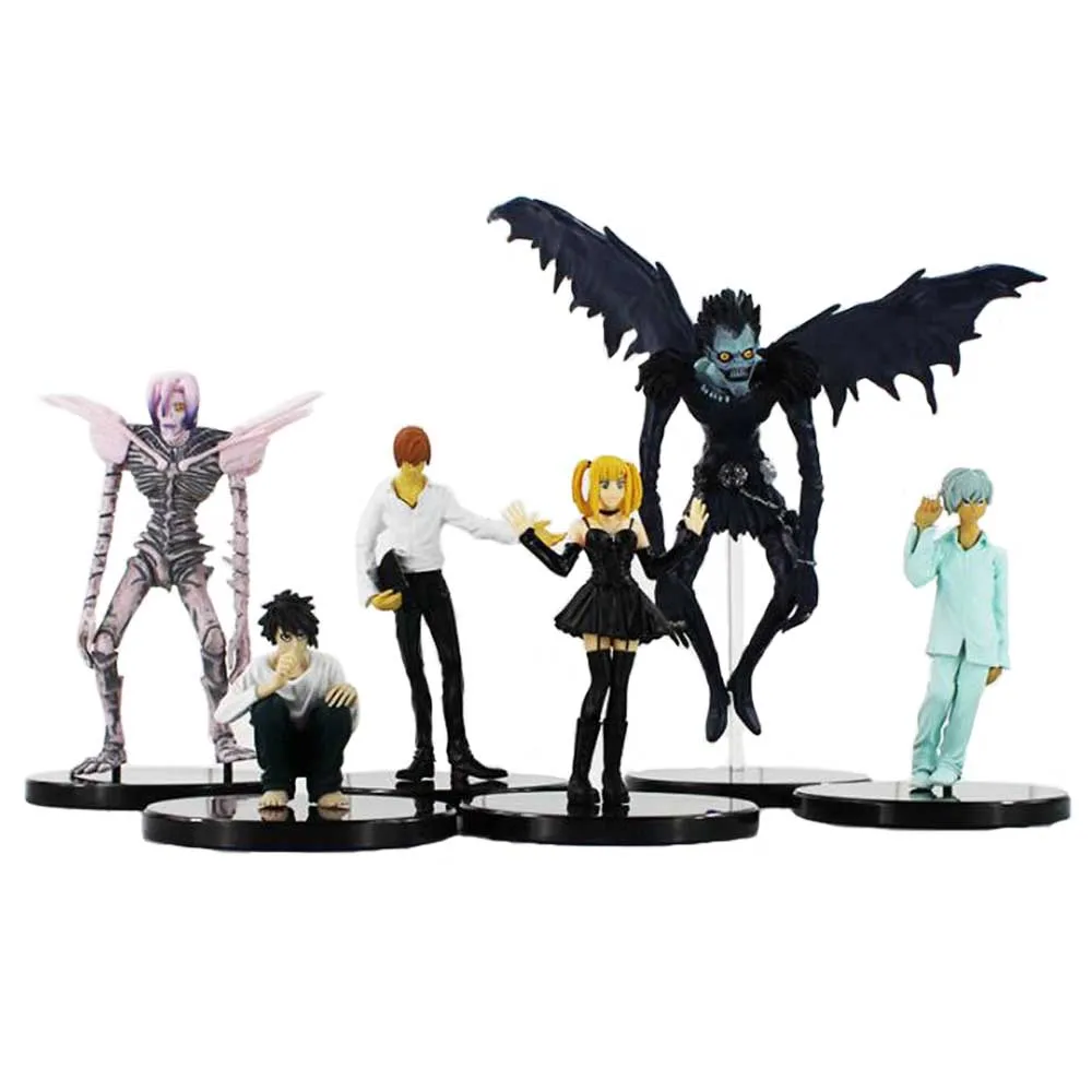 Аниме тетрадь смерти фигурка игрушка Deathnote L Killer Ryuuku Rem Misa Amane ПВХ Коллекция Модель