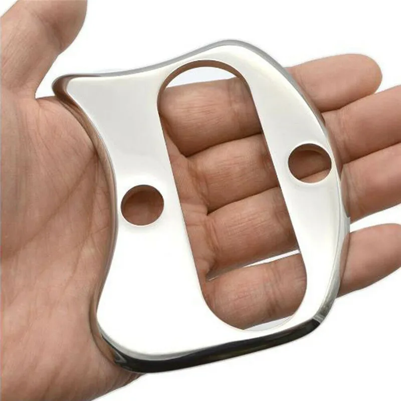 

Соскабливающая доска массажер из нержавеющей стали соскабливающая доска для тела для снятия боли инструменты Guasha массажные инструменты дл...