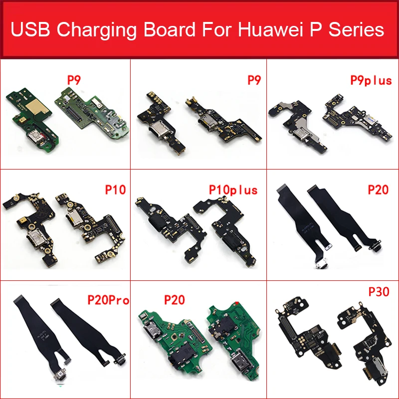 USB зарядная плата для Huawei P8 P9 P10 P20 P30 PRO Lite PLUS Mini 2017 порт зарядки док разъем гибкий