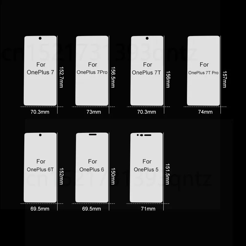 Гидрогелевая пленка JRQITO для OnePlus 5-8/T 2 шт. | Мобильные телефоны и аксессуары