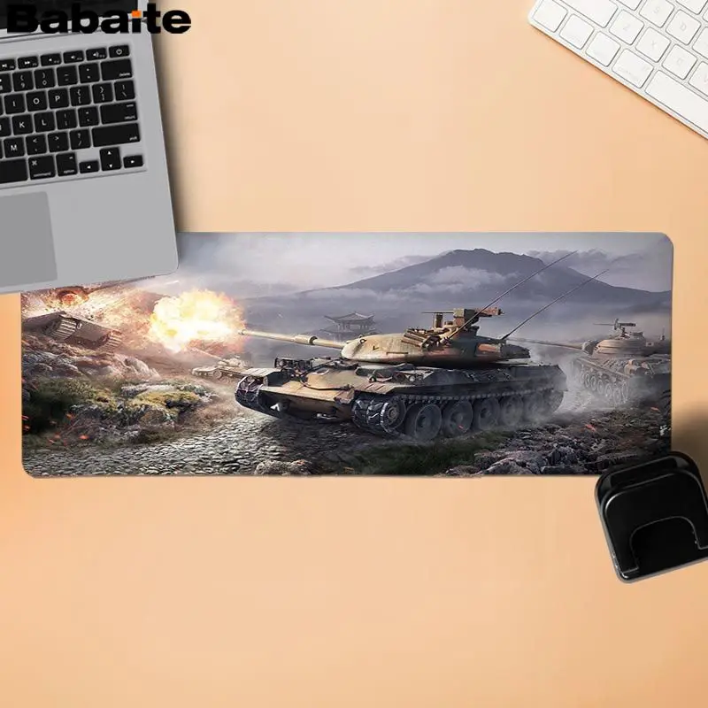 Babaite игры World of tanks индивидуальные коврики для мыши компьютерный Аниме Коврик и