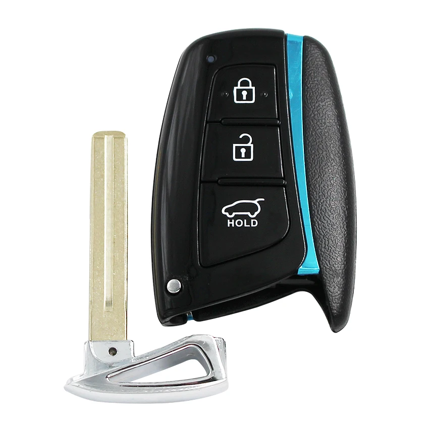 3 кнопочный смарт ключ без ключа дистанционный брелок для HYUNDAI Santa Fe 433 МГц с чипом