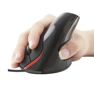 wired vertical mouse ergonomic healthy design gaming computer mause 5 buttons 1600 dpi usb optical mice gamer for laptop pc free global shipping