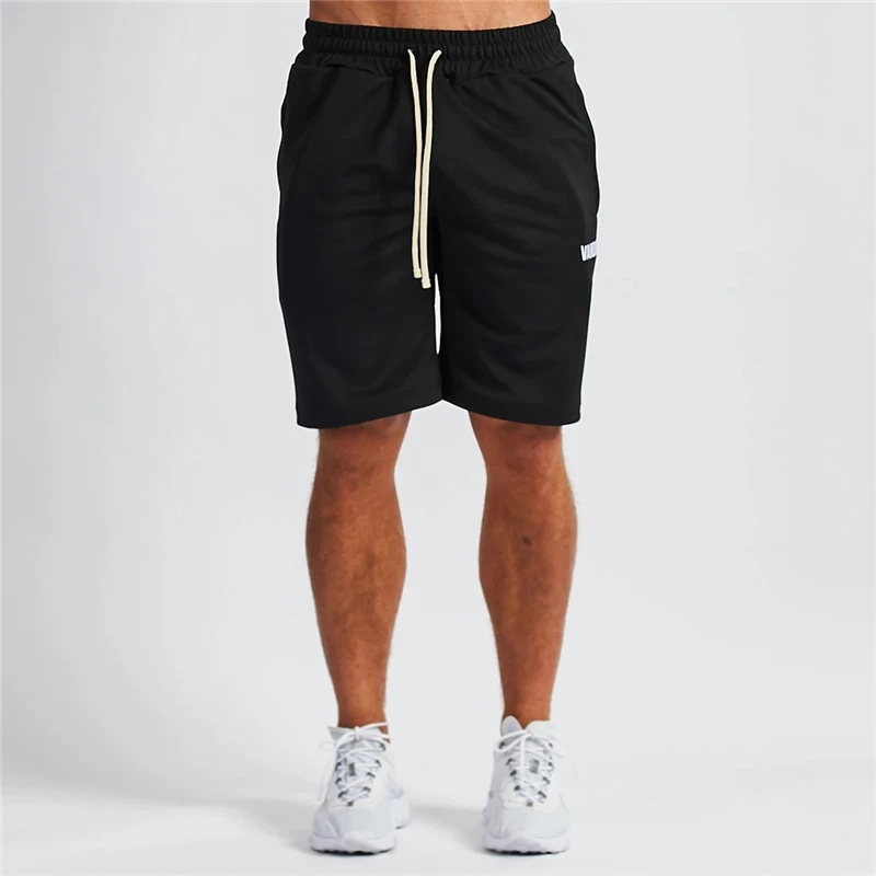 

Cross-border muscle brothers fitness men's sports shorts plus size loose casual running stretch five-point pants