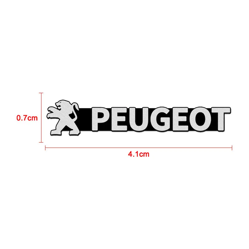 2/4 шт. декоративные мини-наклейки для Peugeot GT 307 206 308 407 207 3008 208 4008 | Автомобили и