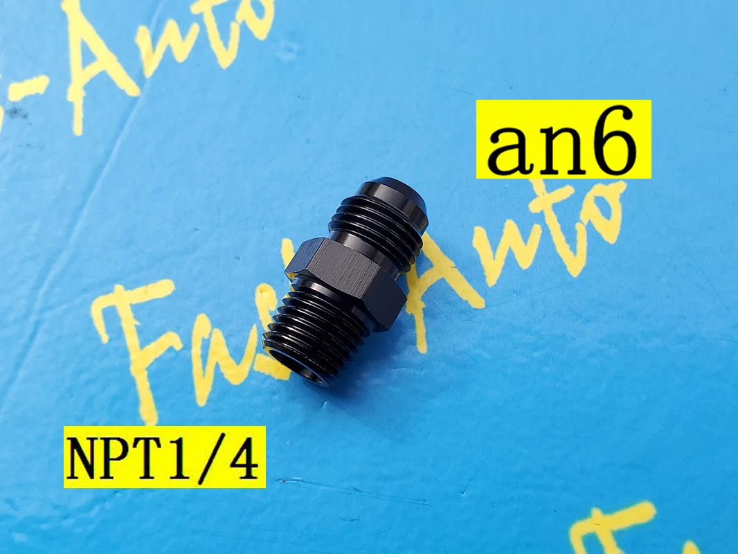 Мужской npt1/4 1/4npt npt 1/4 до 6an an6 an 6 адаптер | Автомобили и мотоциклы