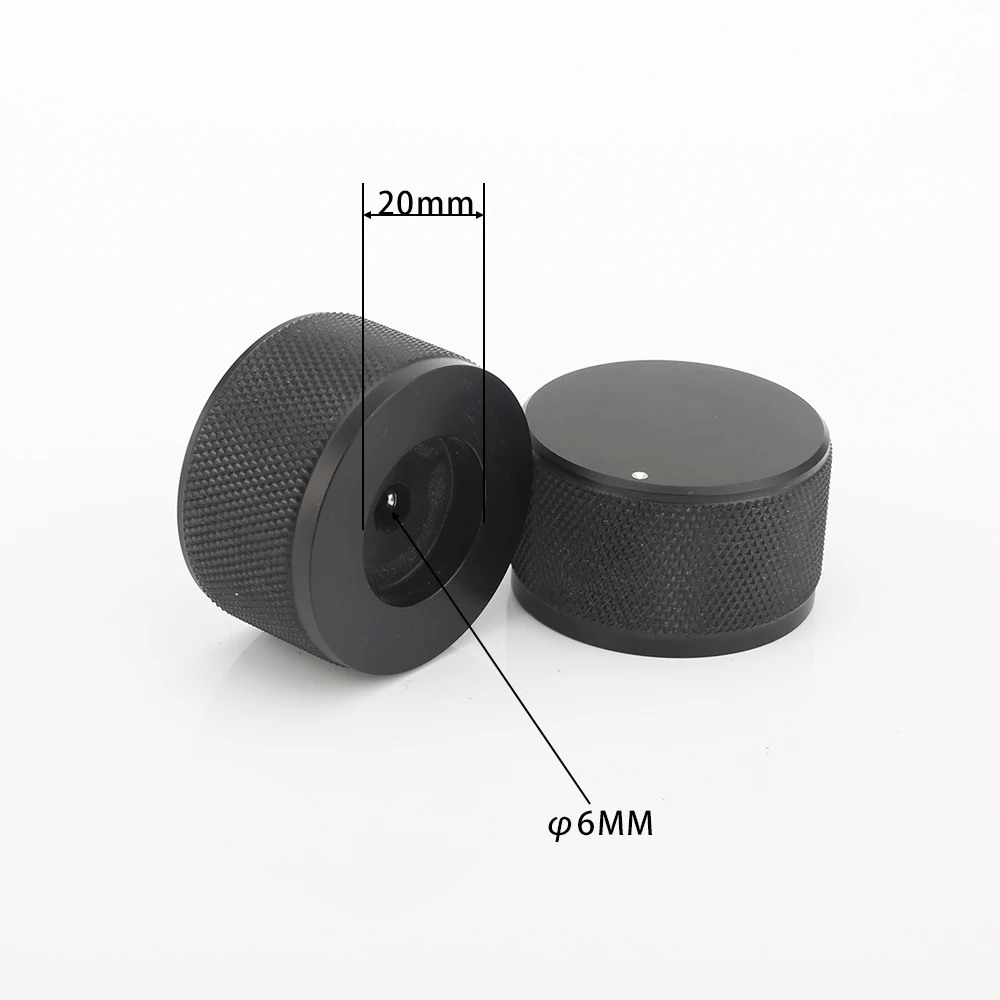4xaudiocrast KB002 алюминиевая Вращающаяся ручка потенциометра 6 мм переключатель управления громкость звука