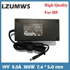 Зарядное устройство для ноутбука HP Pavilion HDX9200 HDX9100 HDX9300 HSTNN LA03 PA-1181-02HQ ADP 180HB, 19 в, 180 А, 7,4 Вт, 5,0 * мм
