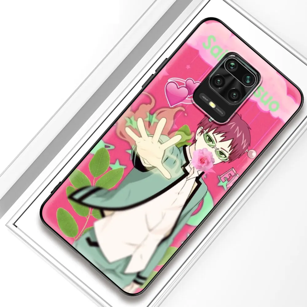 

Saiki K Saiki Kusuo Silicone Case Coque For Xiaomi Redmi Note 9S 9 8 Pro 8T 8 8A 9A 9C 9i 7 7A K30 6 6A Back Cover Funda Capa