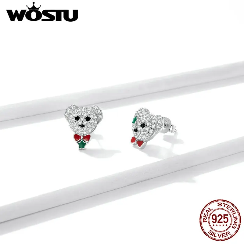 Женские серьги-гвоздики из серебра с фианитами | Украшения и аксессуары