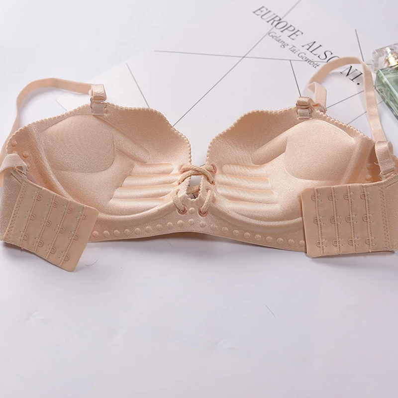 Сексуальный бесшовный бюстгальтер массажное нижнее белье женский супер пуш ап