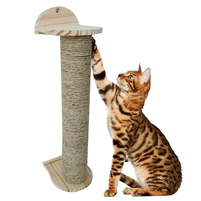

Wall-Mounted Cat Scratch Board Toy Sisal Climbing Frames Scratching Tree Cats Protecting Furniture Grind Claws Cat Scratcher Toy