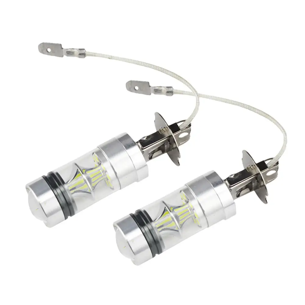 2X H3 3030 100 Вт светодиодные противотуманные фары супер яркая лампа для вождения