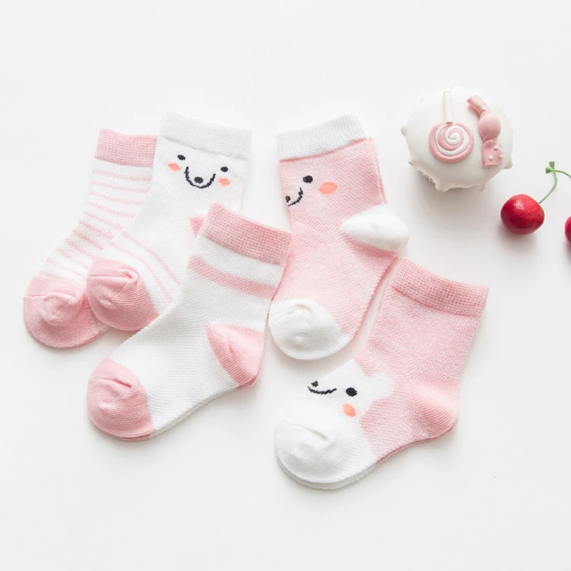 5 пар/комплект хлопковые носки для малышей новорожденных комплект мальчиков и