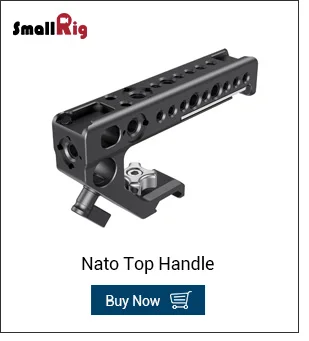SmallRig камера БЫСТРОРАЗЪЕМНАЯ Защитная рейка 4 см 1,57 дюйма длиной с винтами 1/4 ''для ручки Nato EVF Attach-1409