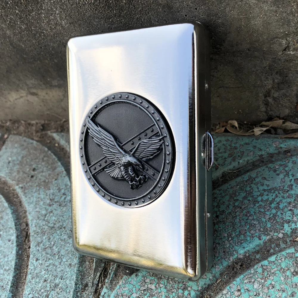 HORNET DANGER портативный металлический чехол для сигарет обычного размера органайзер