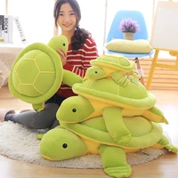 2022 new super hot turtle plushie toys army green soft tortoise animals dolls stuffed toy for baby kids birthday christmas gifts