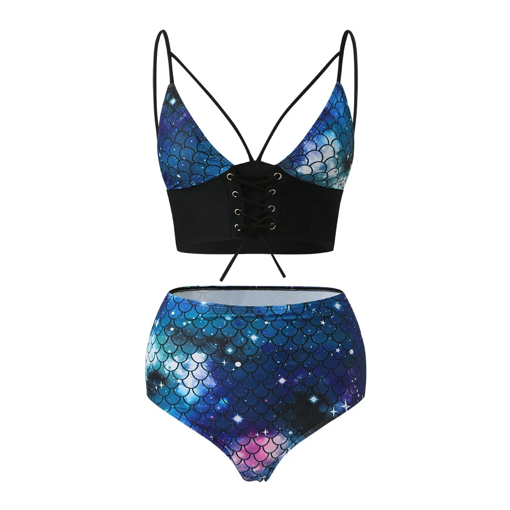 Женский купальник из полиэстера женский купальный костюм двух предметов