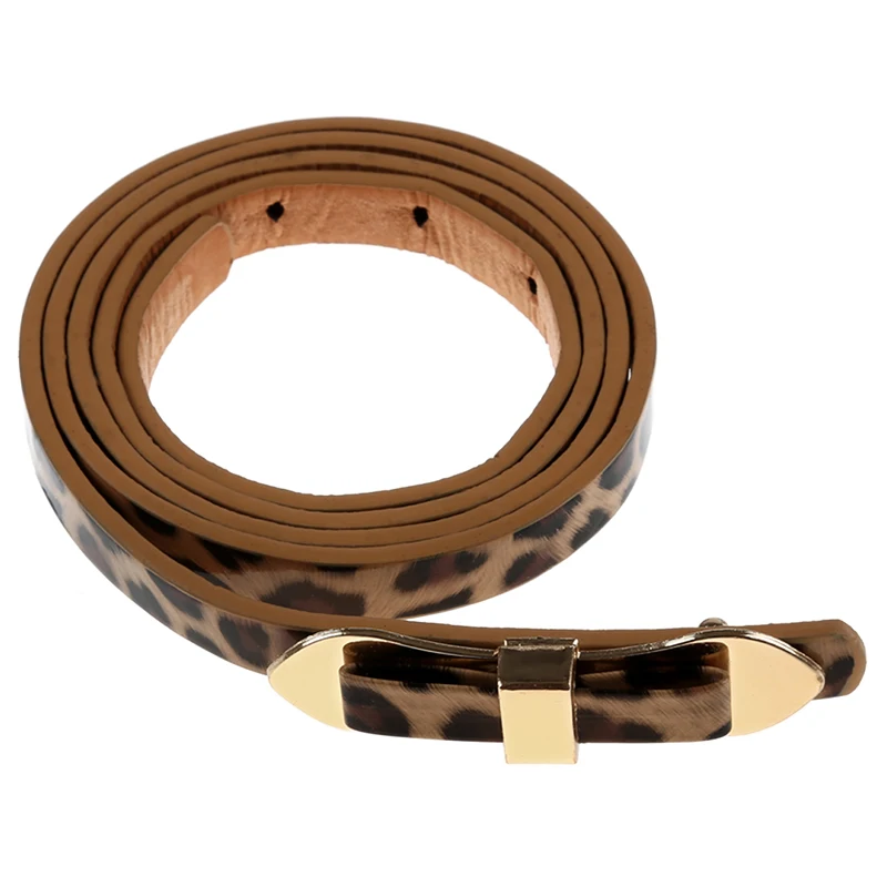 Леопардовый милый тонкий яркий цвет с бантом многослойный пояс для женщин 102*1