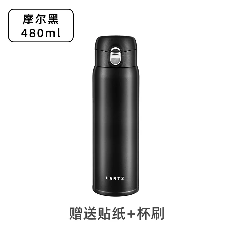 

Outdoor Stainless Steel Thermos Cup Creative with Lid Travel Straight Thermos Vacuum Garrafa Termica Inox Tea Cup BD50VF