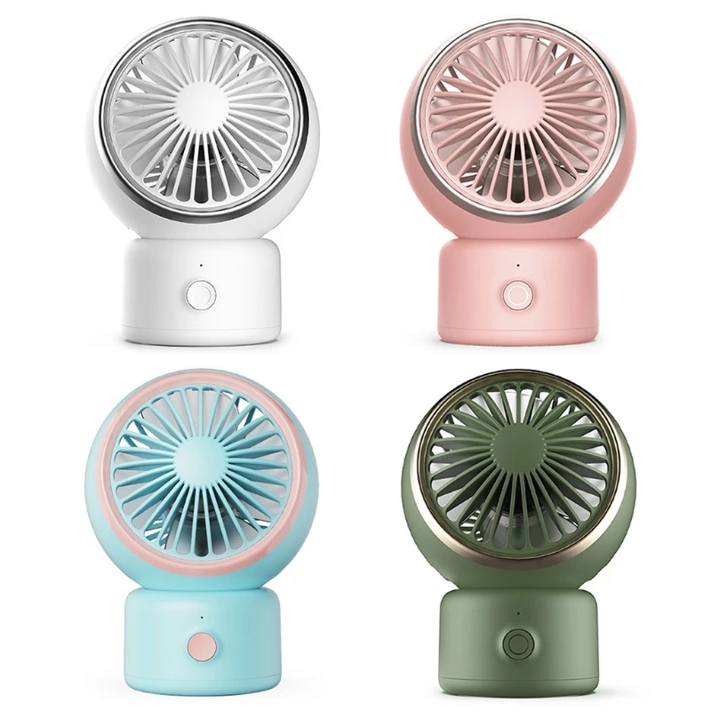 

Mini USB Desk Ultra-quiet Fan Mute Fan 3 Gears Mini Desktop Fan 120 Rotatable for Dorm Home Office Travel Indoor