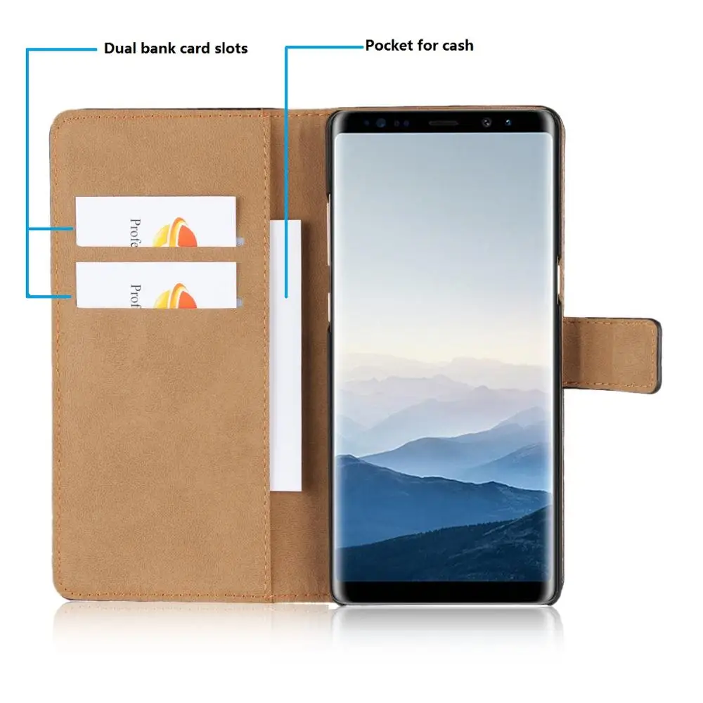 Чехлы-бумажники для samsung Galaxy Note 10 Plus Note 9 8 5 3 2 кожаный магнитный флип-чехол для телефона сумка