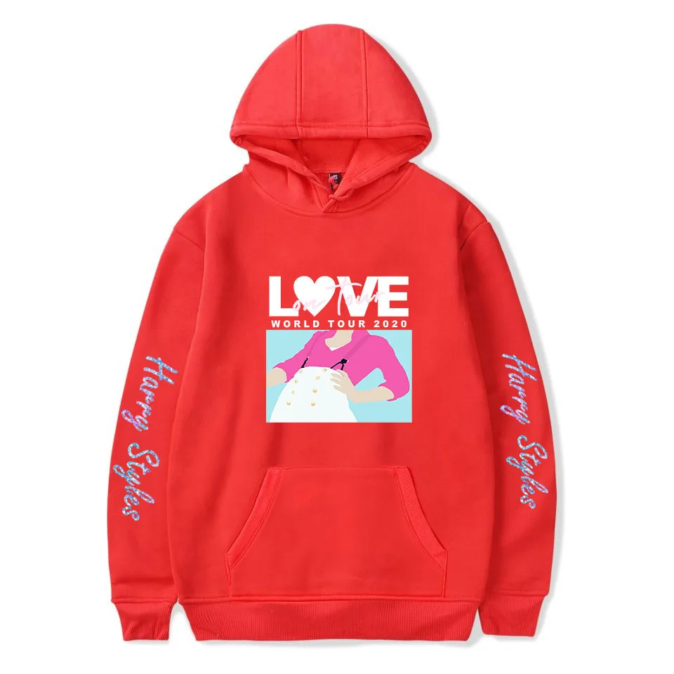 

Vintage Fine Line Hoodies Streetwear Love 2021 World Tour Men Sweatshirt Vintage Casual Hoodie Print Fashion New