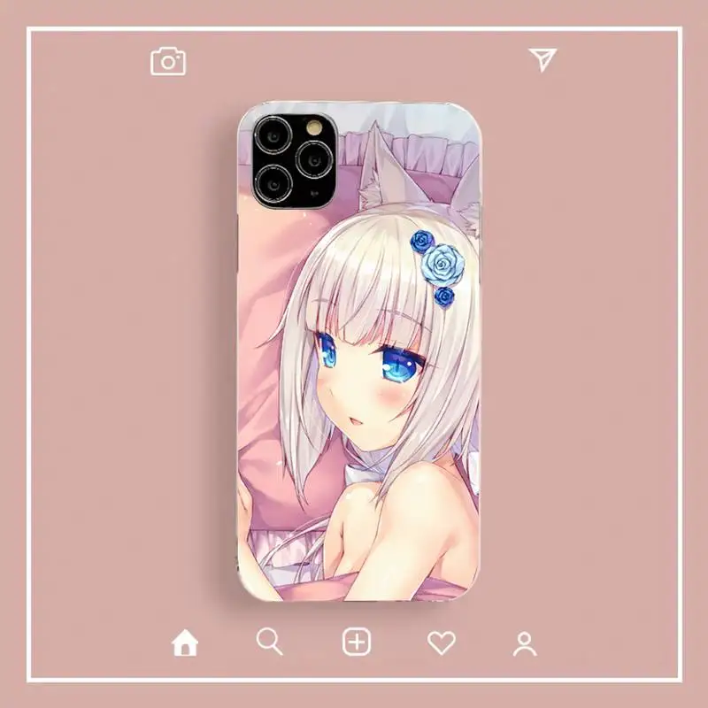 TOPLBPCS Nekopara Chocola чехол для телефона iPhone 11 12 13 mini pro XS MAX 8 7 6 6S Plus X 5S SE 2020 XR | Мобильные