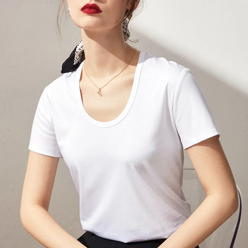 

2021 new high quality women's casual short sleeves