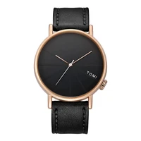 the round minimalist men ultra thin watches leather band fashion simple design quartz watch relogio masculino