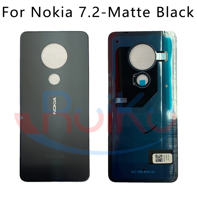 Новый задняя крышка батареи из стекла для Nokia 6.2 / 7.2 TA-1200 1198 1201 1187 1193 1196 1181.