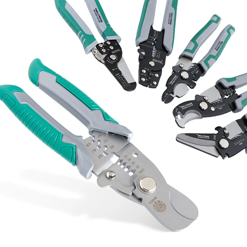 

Multitool Pliers Crimping Tool Wire Stripper Cable Cutter Crimper Pliers Set Snap Ring Terminals Crimpper Repair Hand Tools
